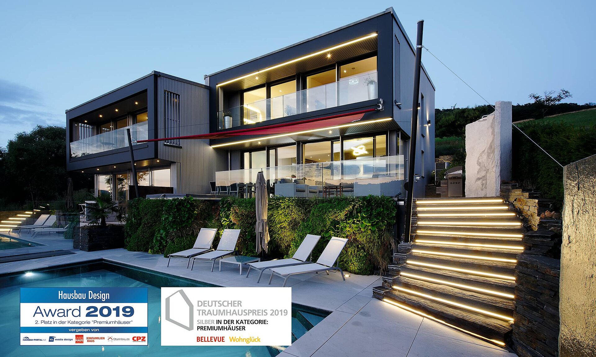 Hausbau Design Award 2019 für WeberHaus Hausbau Design Award 2019 für WeberHaus