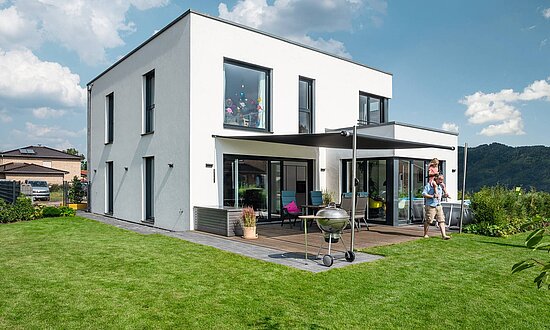 Einfamilienhaus mit Flachdach