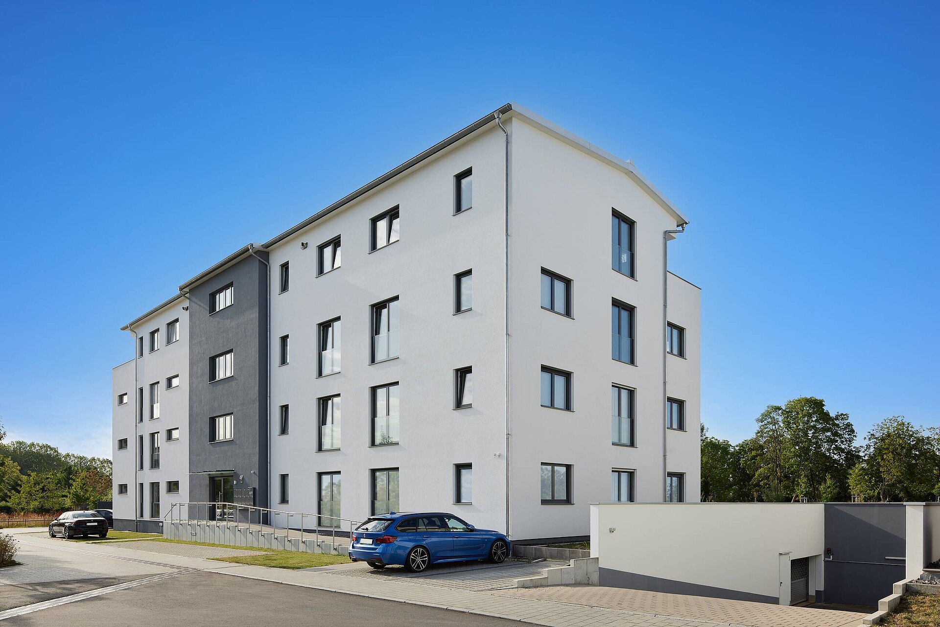 Modernes Mehrfamilienhaus Mehrfamilienhaus