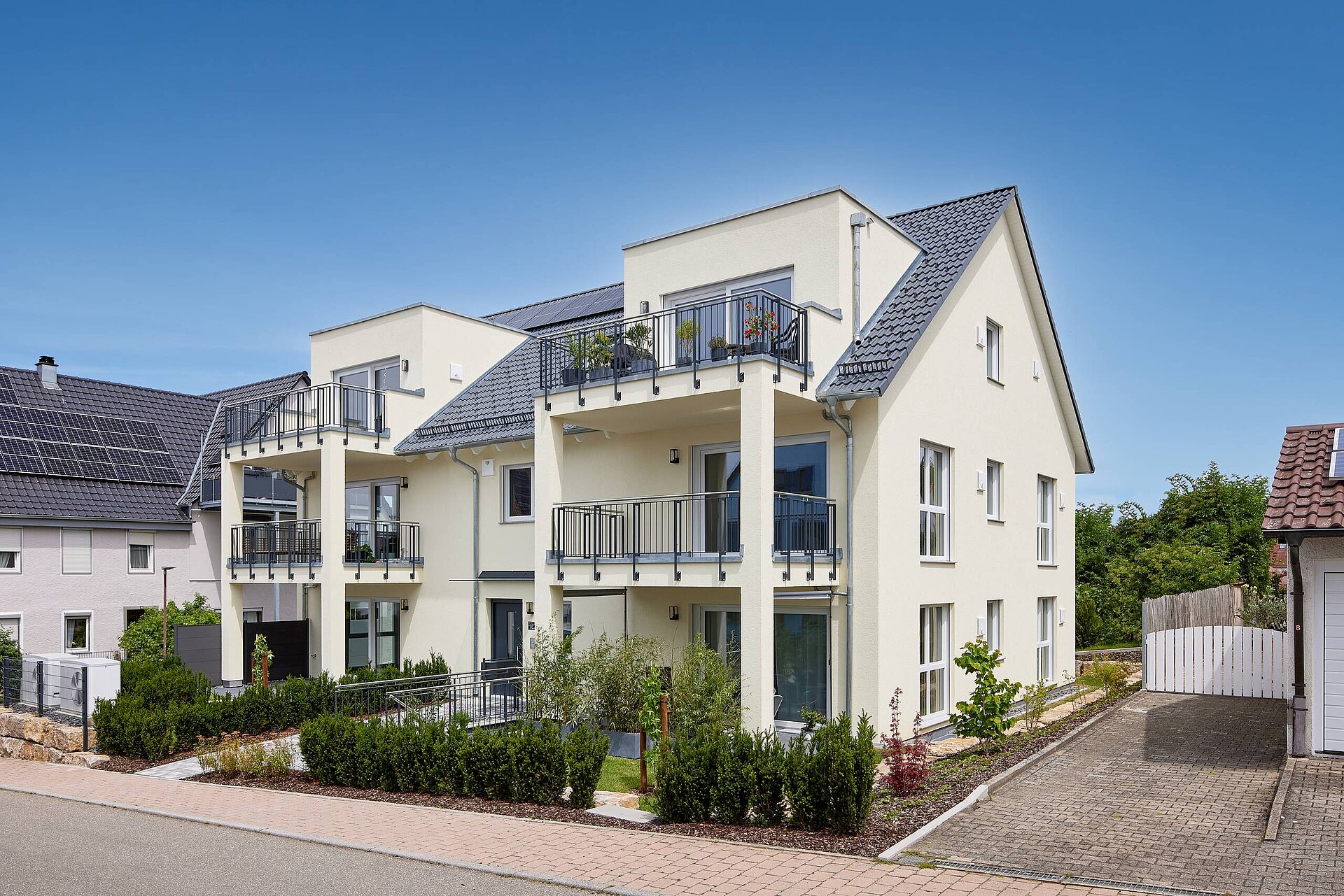Mehrfamilienhaus in ökologischer Holzbauweise Mehrfamilienhaus