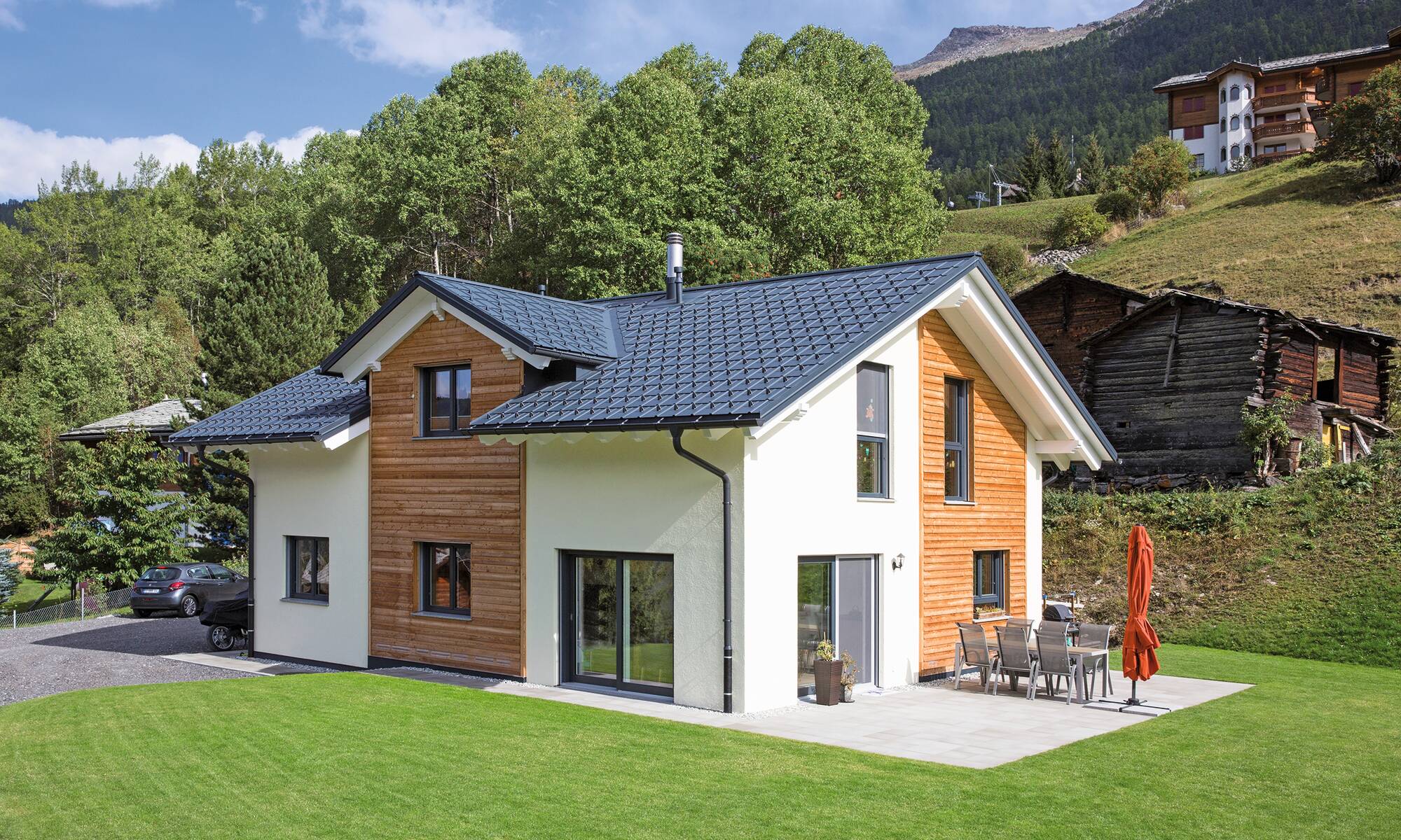 Musterhaus Grächen Außenansicht