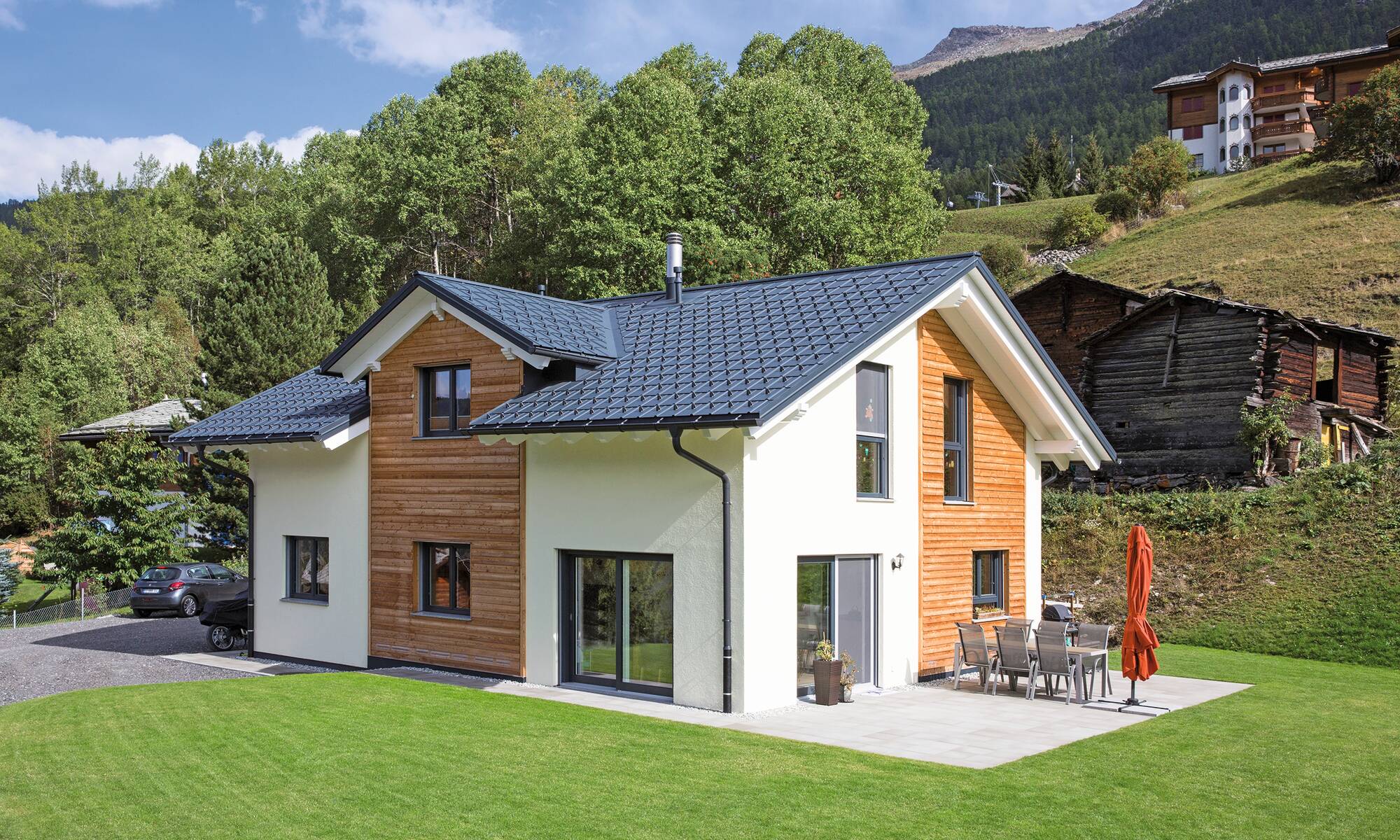 Musterhaus Grächen Außenansicht