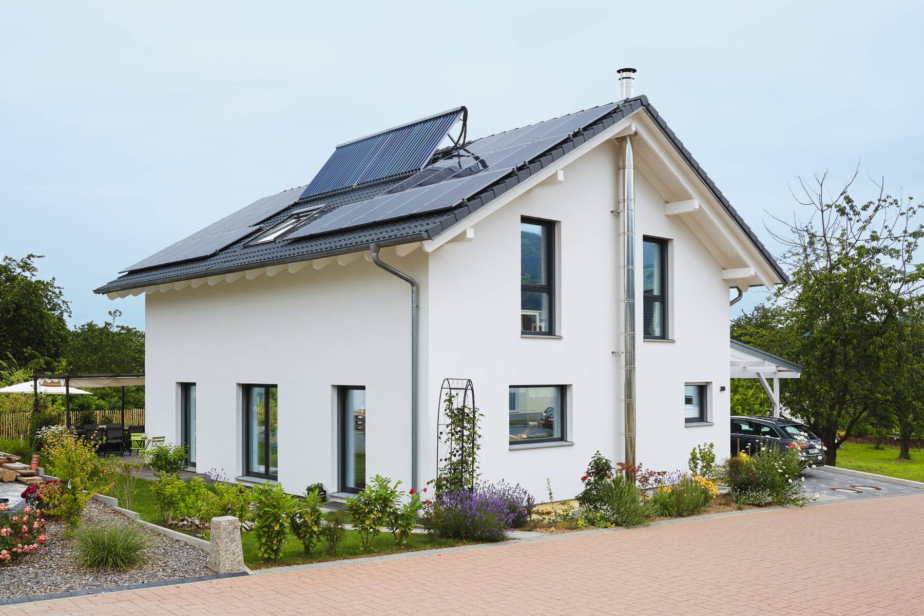 Stilvolles Einfamilienhaus mit Satteldach