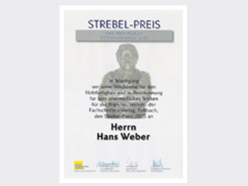 Fachschriften-Verlag verleiht WeberHaus Strebelpreis