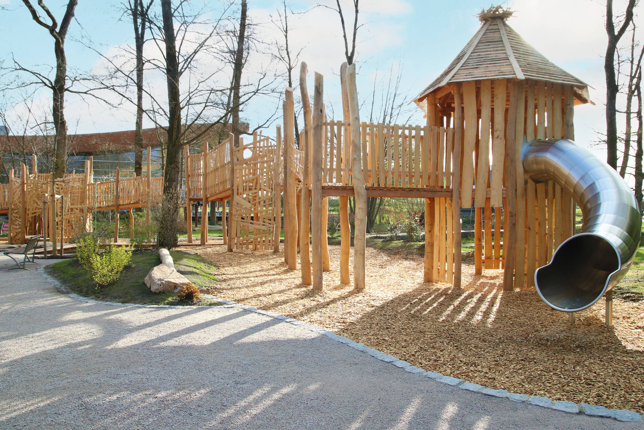 Spielplatz in der World of Living in Rheinau-Linx