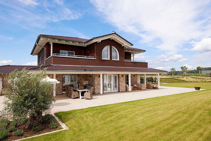 Einfamilienhaus mit Walmdach