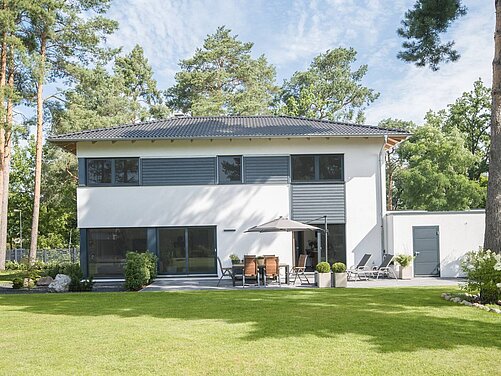 Modernes WeberHaus Kundenhaus