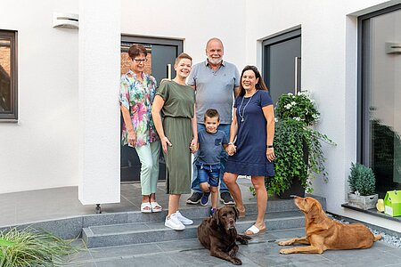 3 Generationen in einem Haus