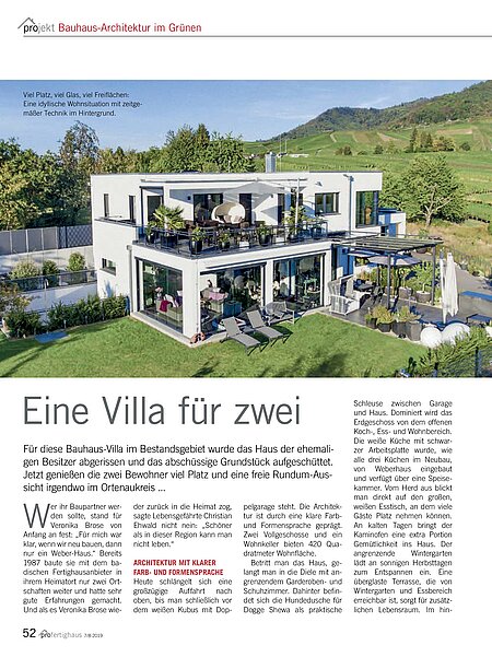 pro fertighaus Ausgabe Juli/ Aug. 2019